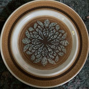 Set of 2 vintage Franciscan Earthenware 8.5 inch salad plates “Nut Tree”